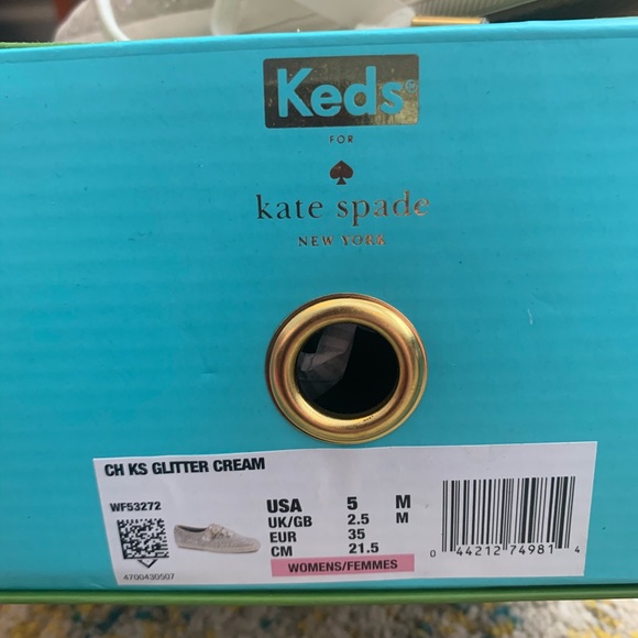 Cream glitter Keds - Picture 2 of 3
